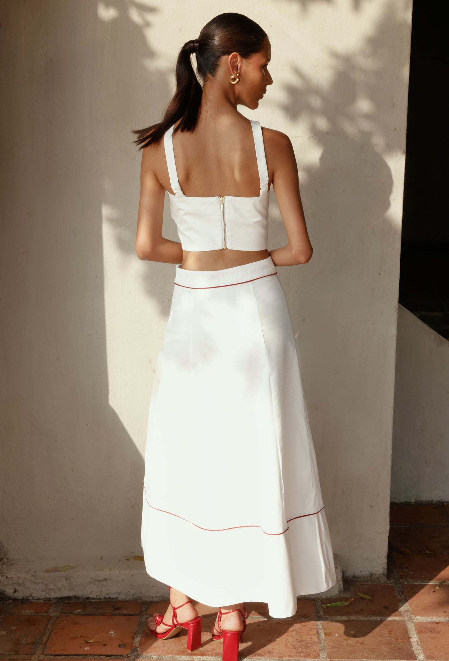 MELBA CROP TOP WHITE