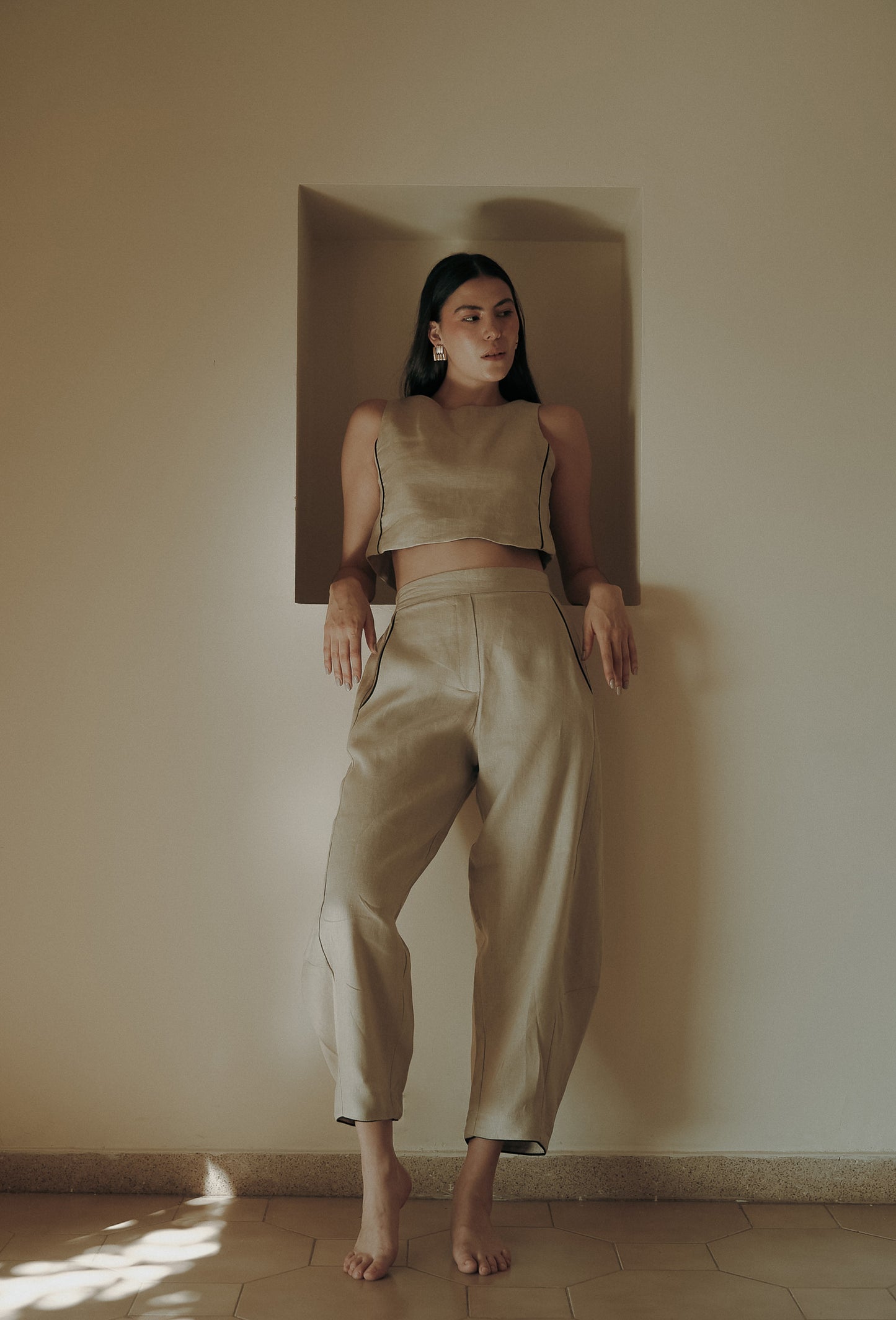MABEL CAMEL PANTS