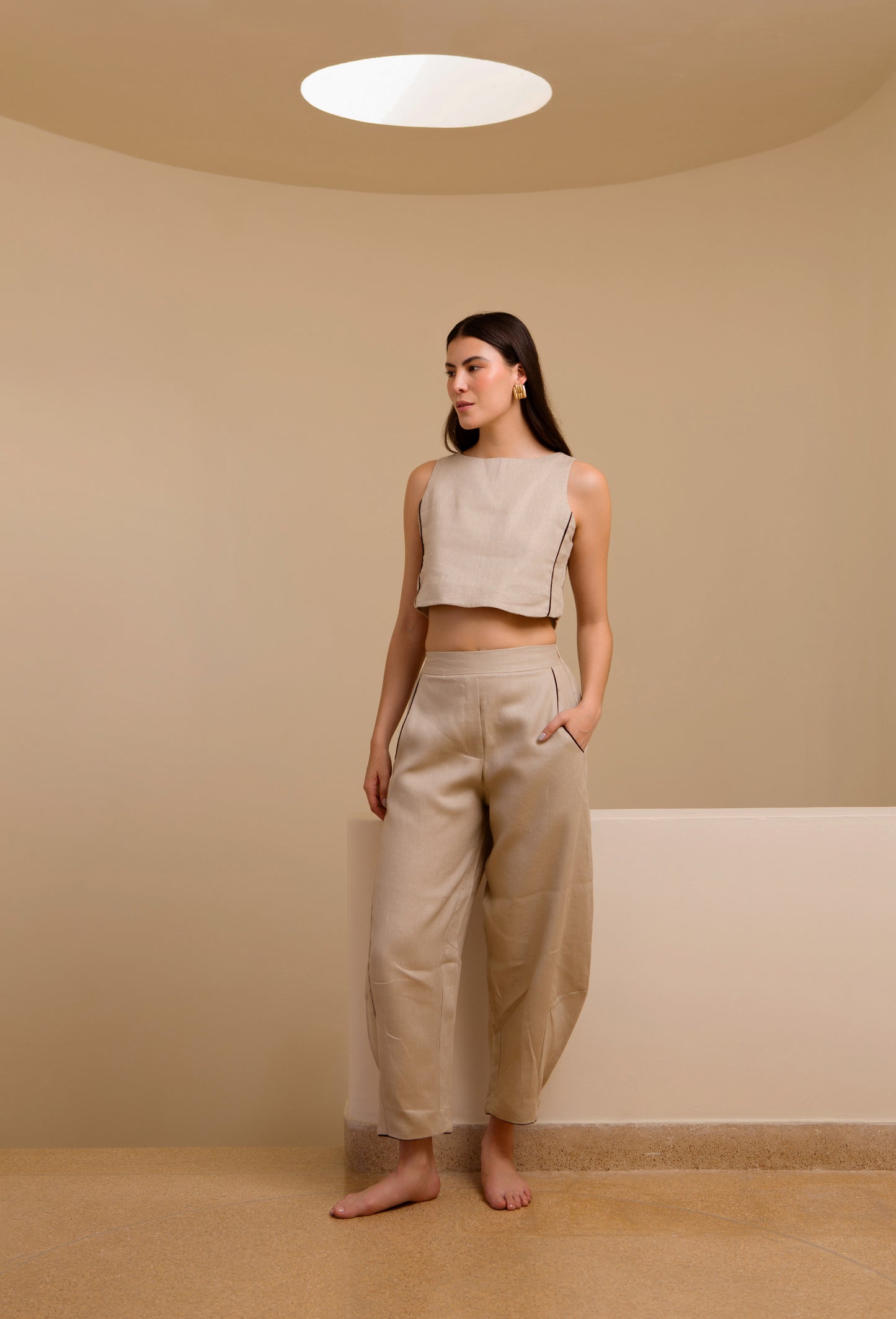 MABEL CAMEL PANTS