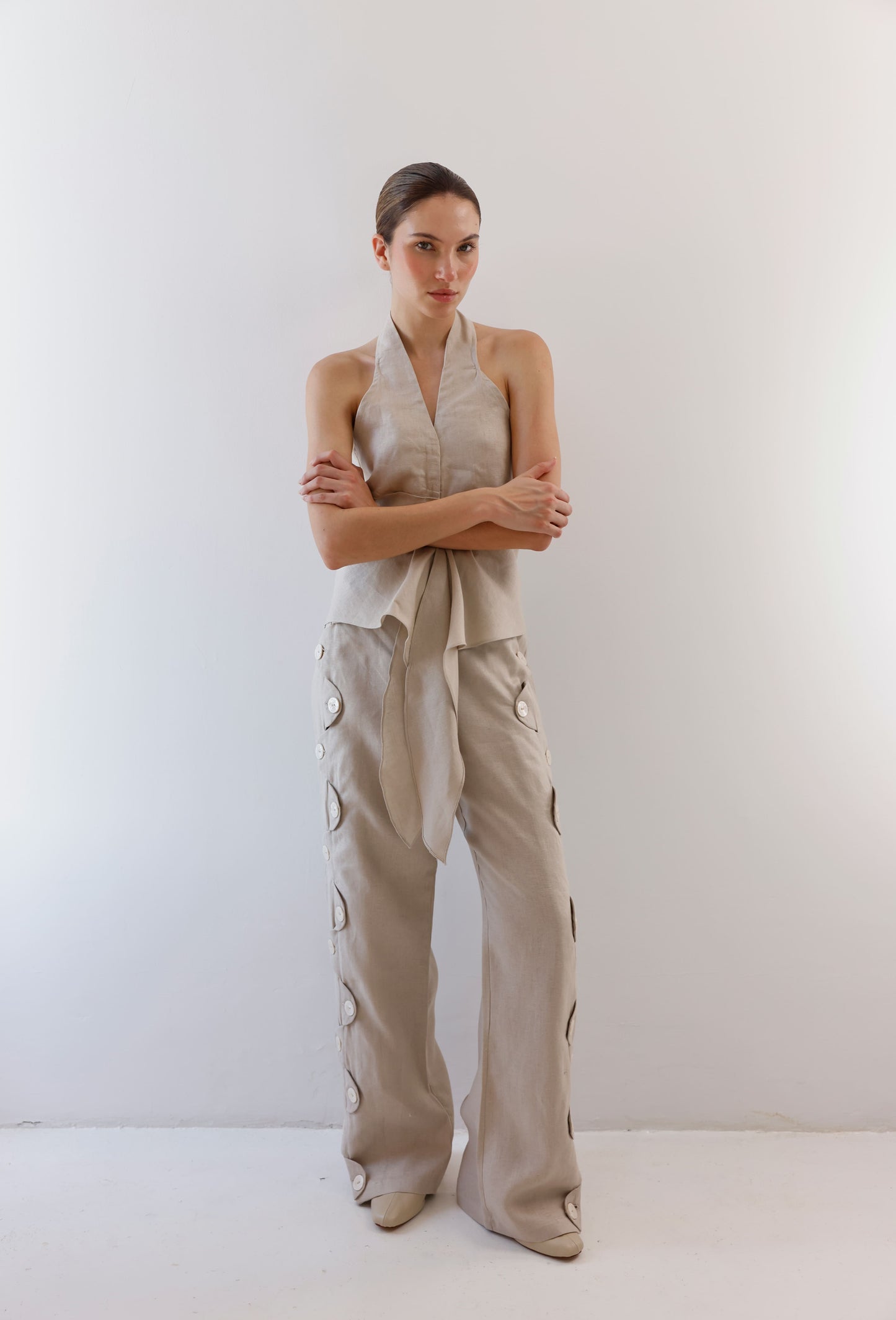ELEONORA PANT CAMEL