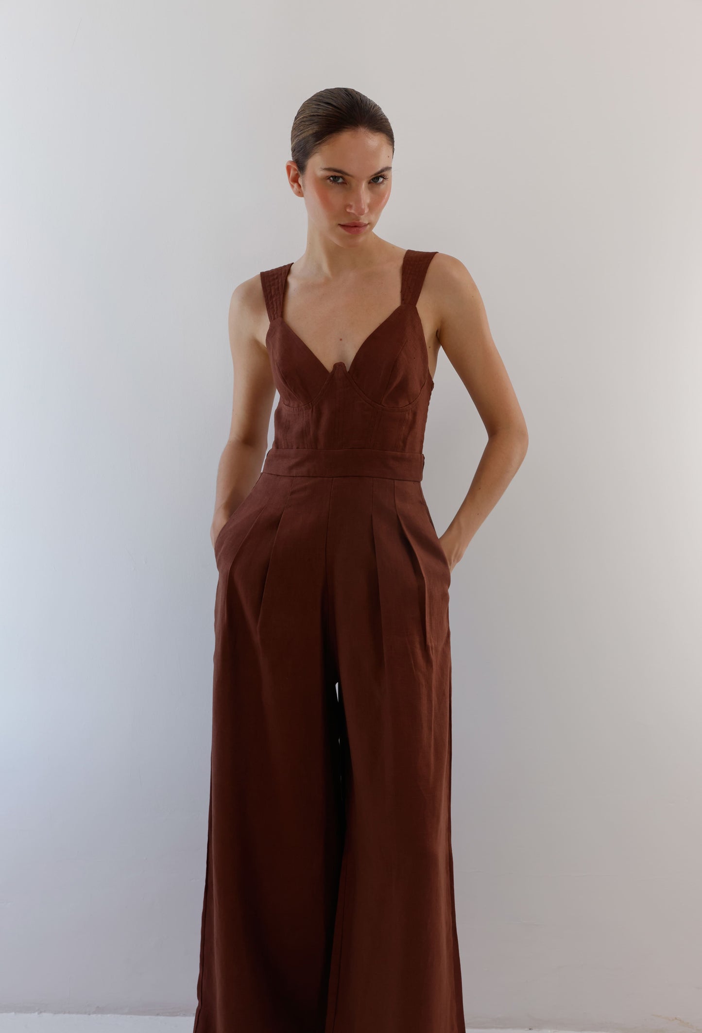 SUSANA JUMPSUIT BROWN