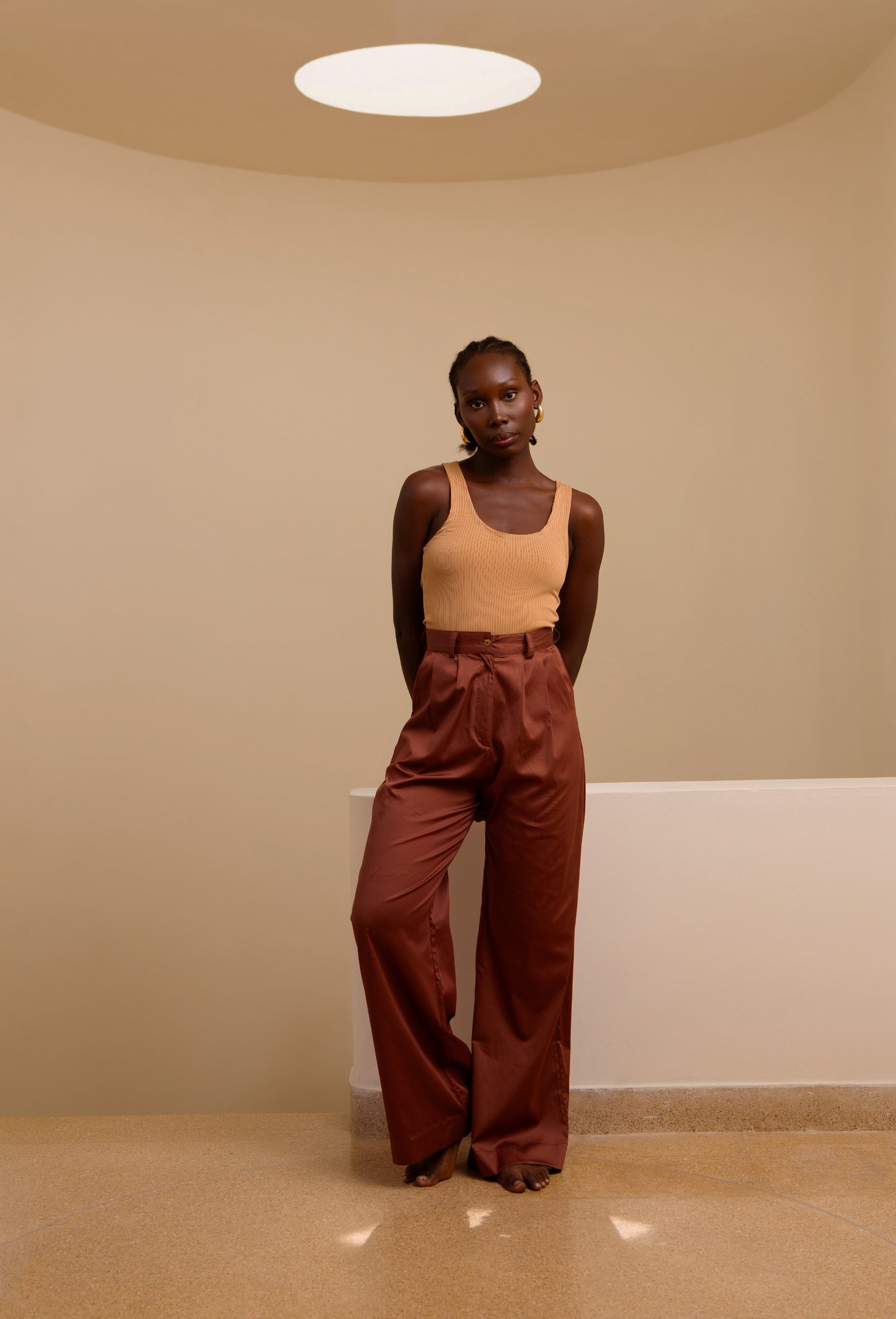 LAYLA CAMEL BLOUSE