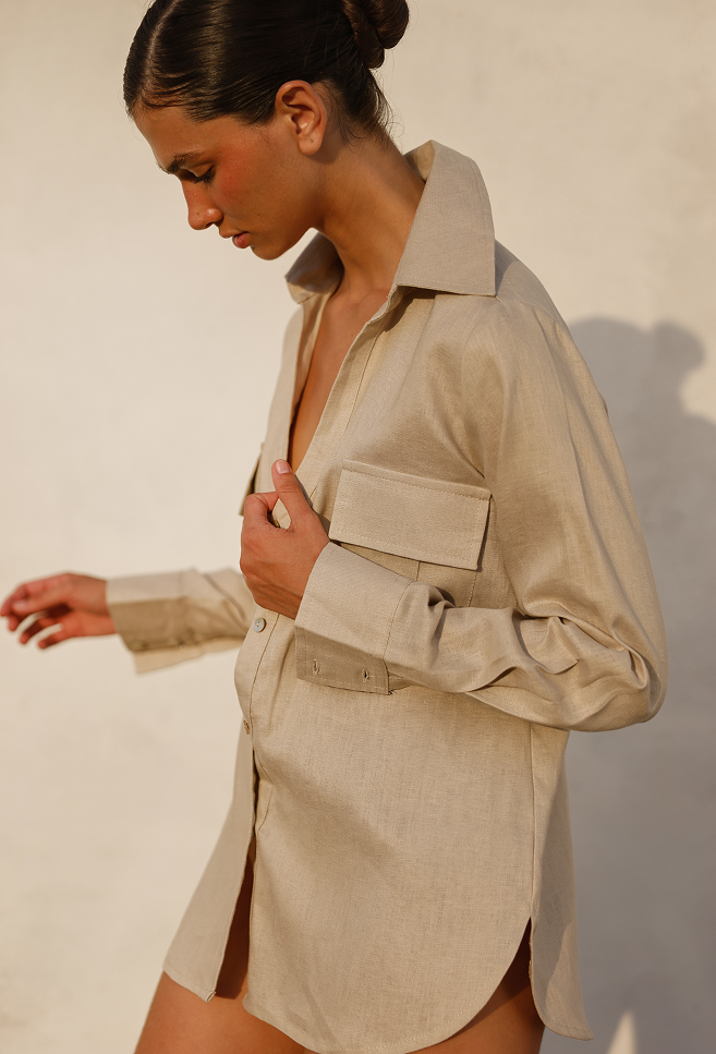ESTELA BLOUSE CAMEL