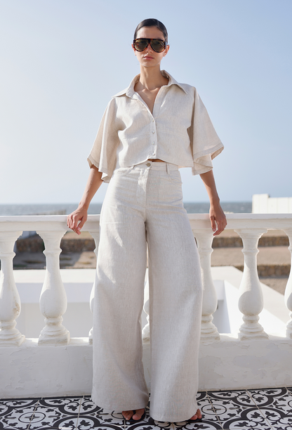 INES BLOUSE CAMEL