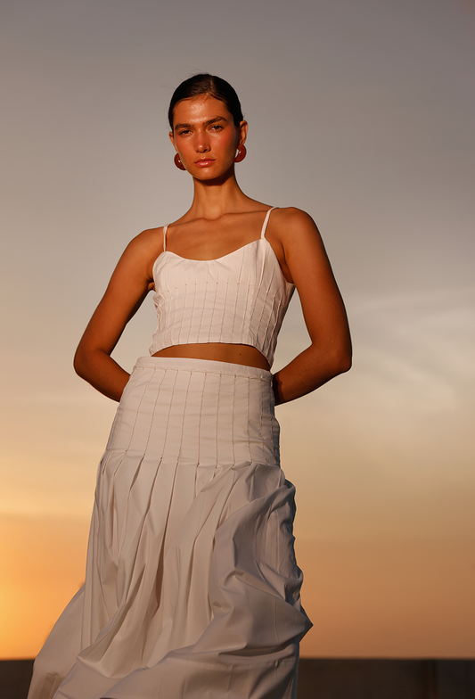 ADELINA SKIRT WHITE