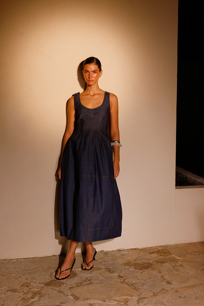 CAMILA DRESS DENIM