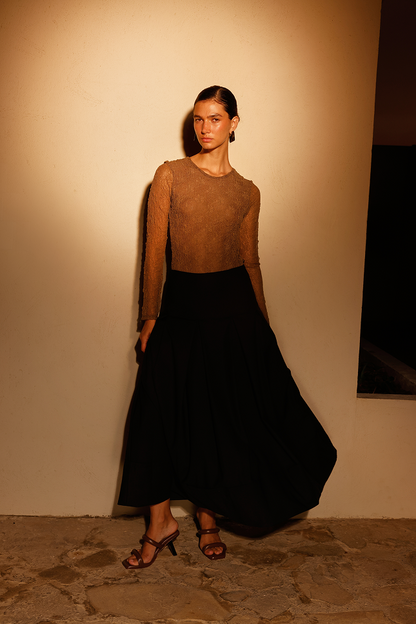 SALOME SKIRT BLACK