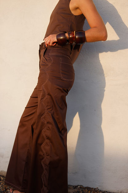 ROBERTA PANT BROWN