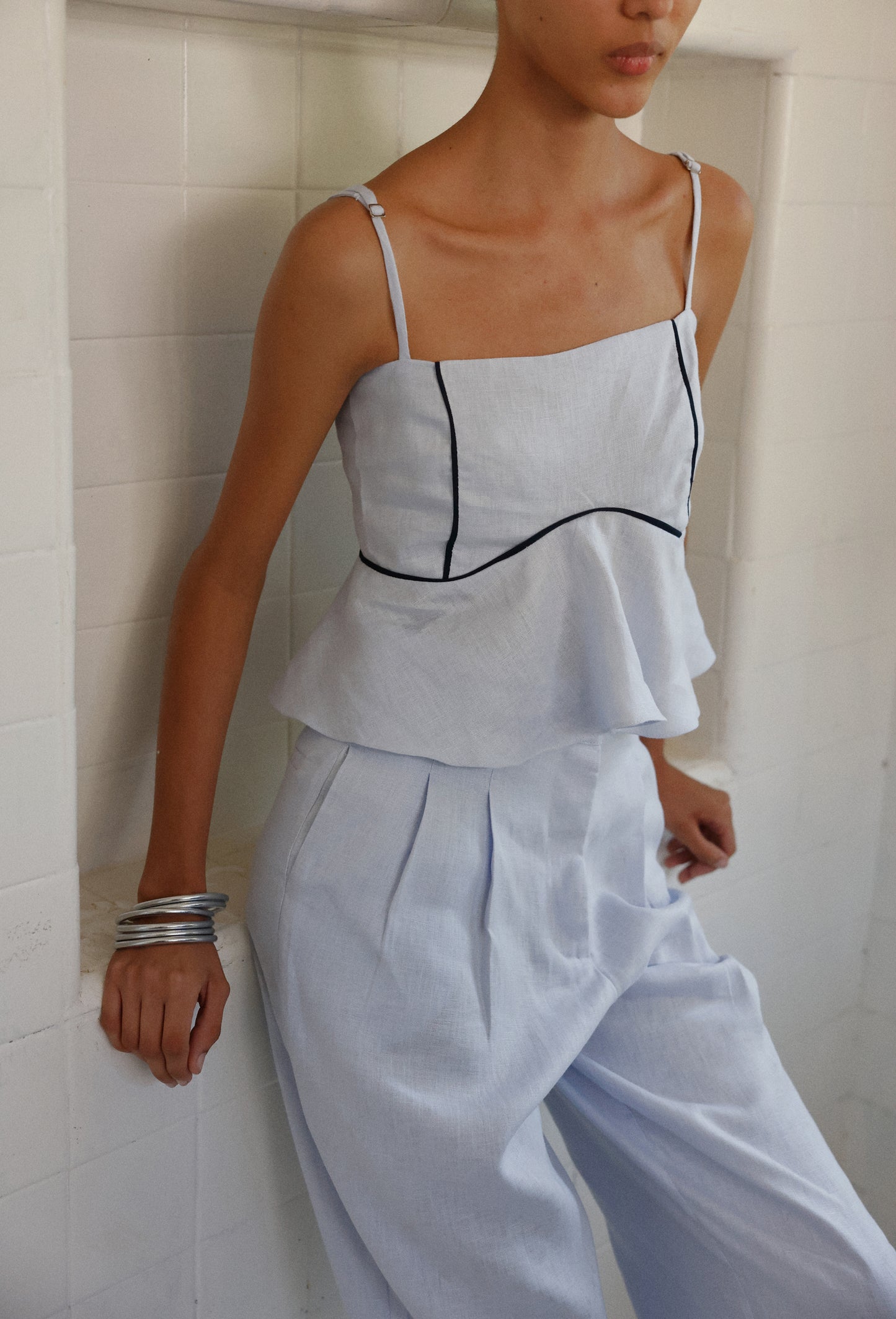 RITA BLOUSE BLUE