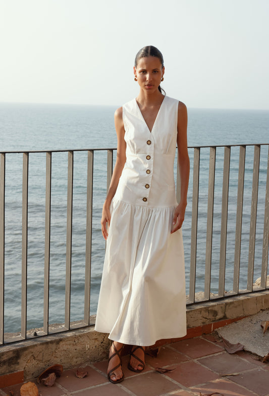 DONATA DRESS WHITE