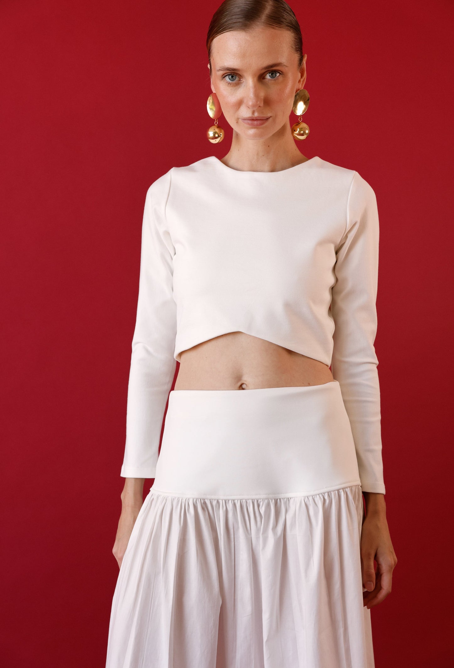 CROP TOP CLAUDIA WHITE