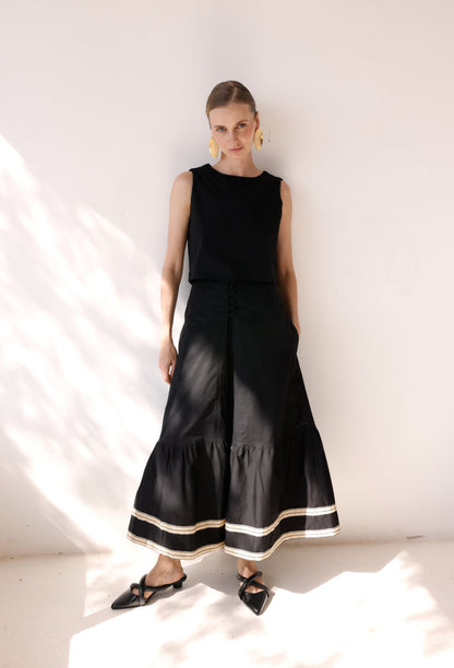 GAIA BLOUSE BLACK