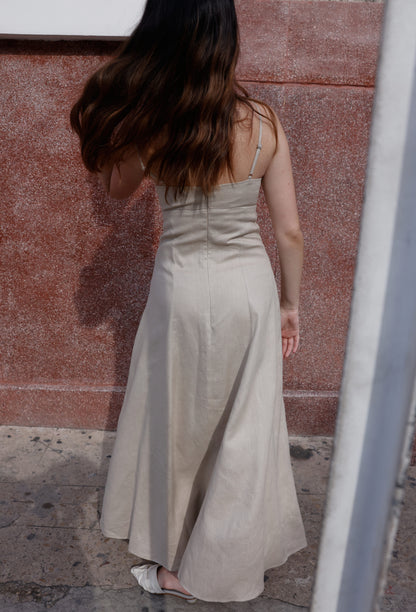 JULIETA DRESS CAMEL