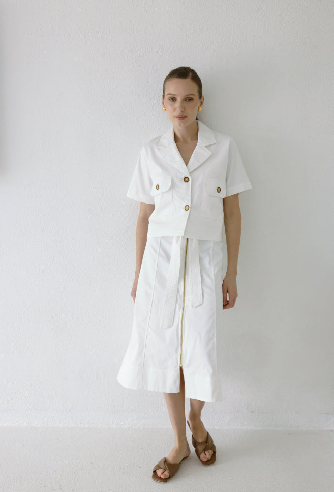 MILA VEST WHITE
