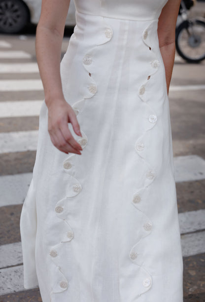 JULIETA DRESS WHITE