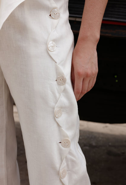 ELEONORA PANT WHITE