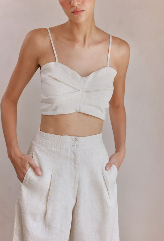 DAKOTA CROP TOP CAMEL