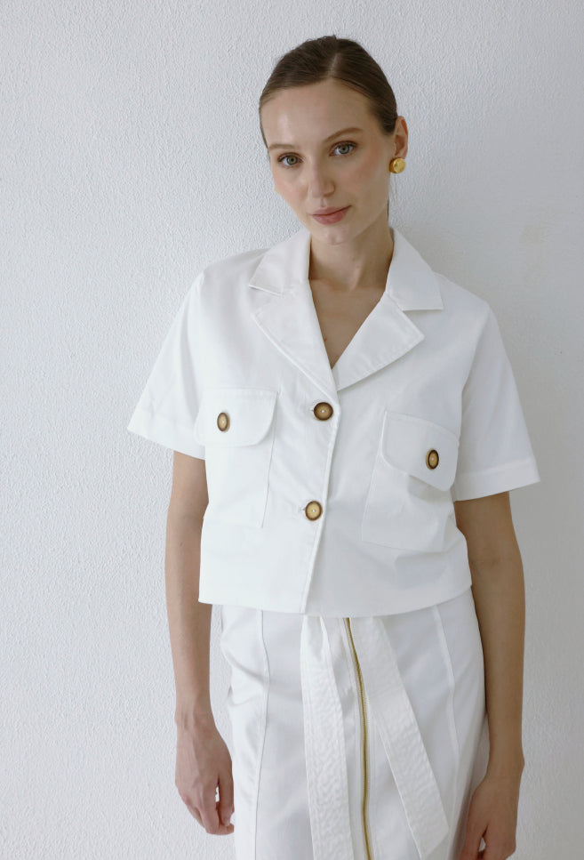 MILA VEST WHITE
