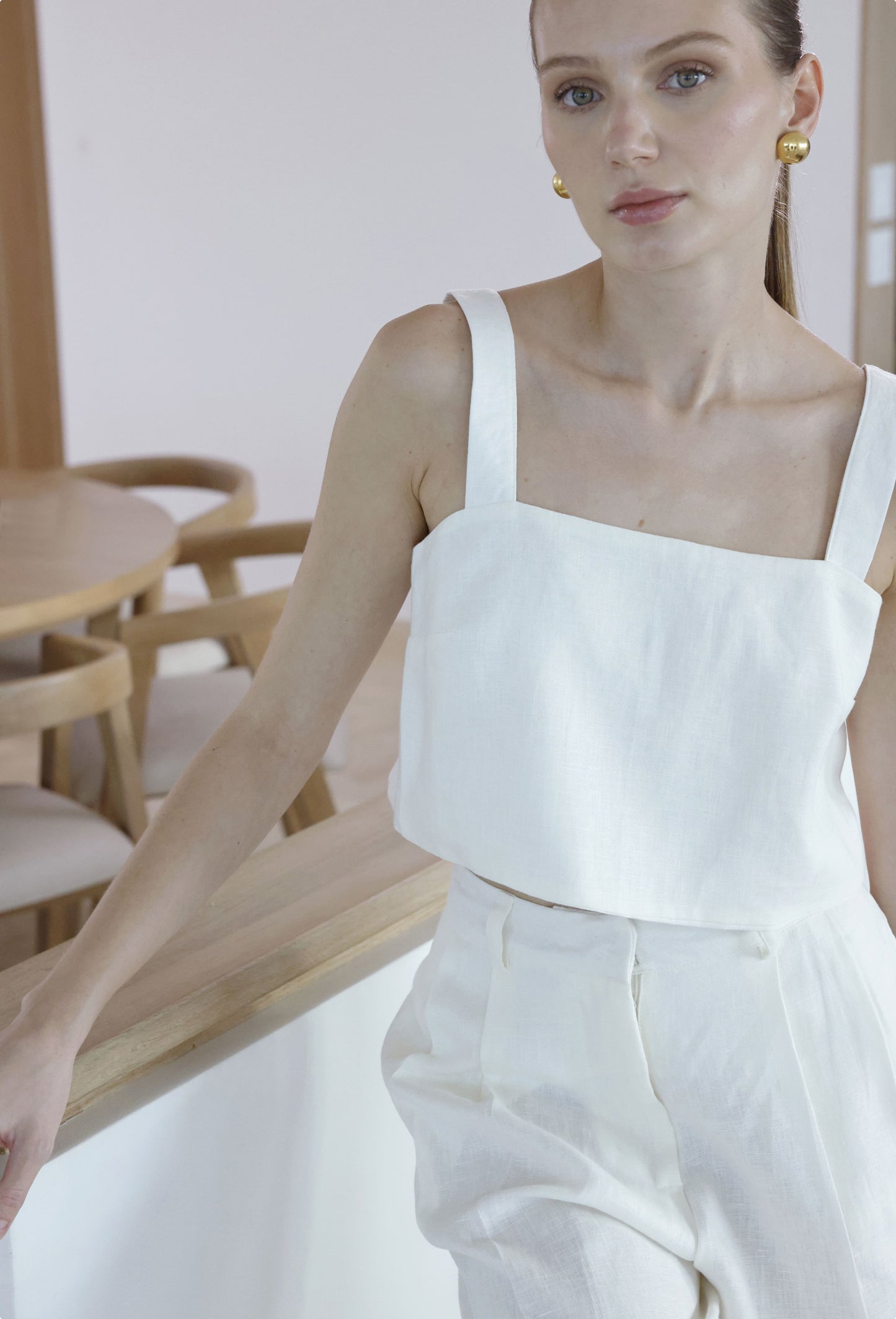 KATIA CROP TOP WHITE