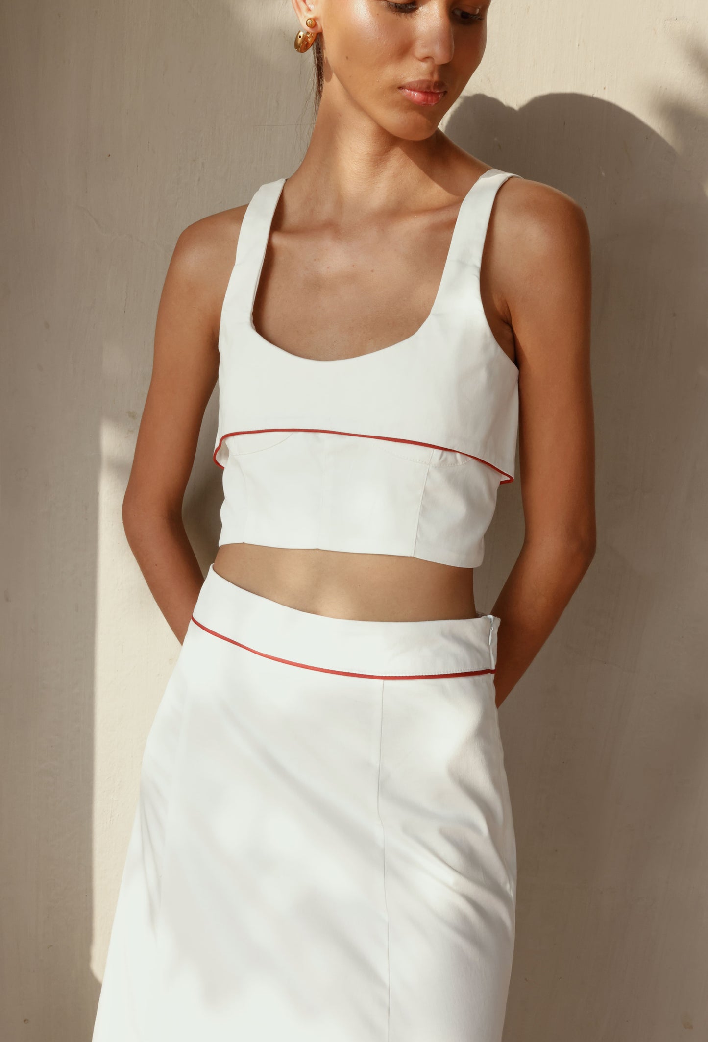MELBA CROP TOP WHITE