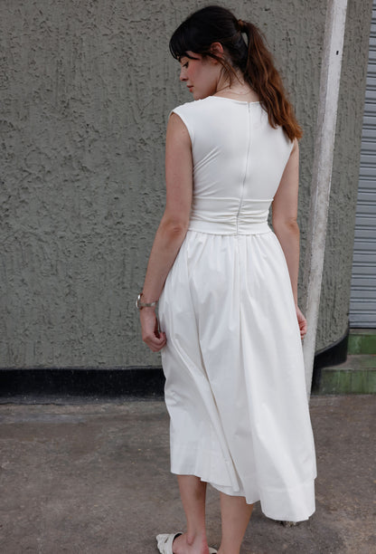 ENORA DRESS WHITE