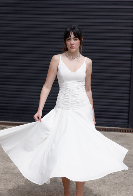 MANUELA DRESS WHITE