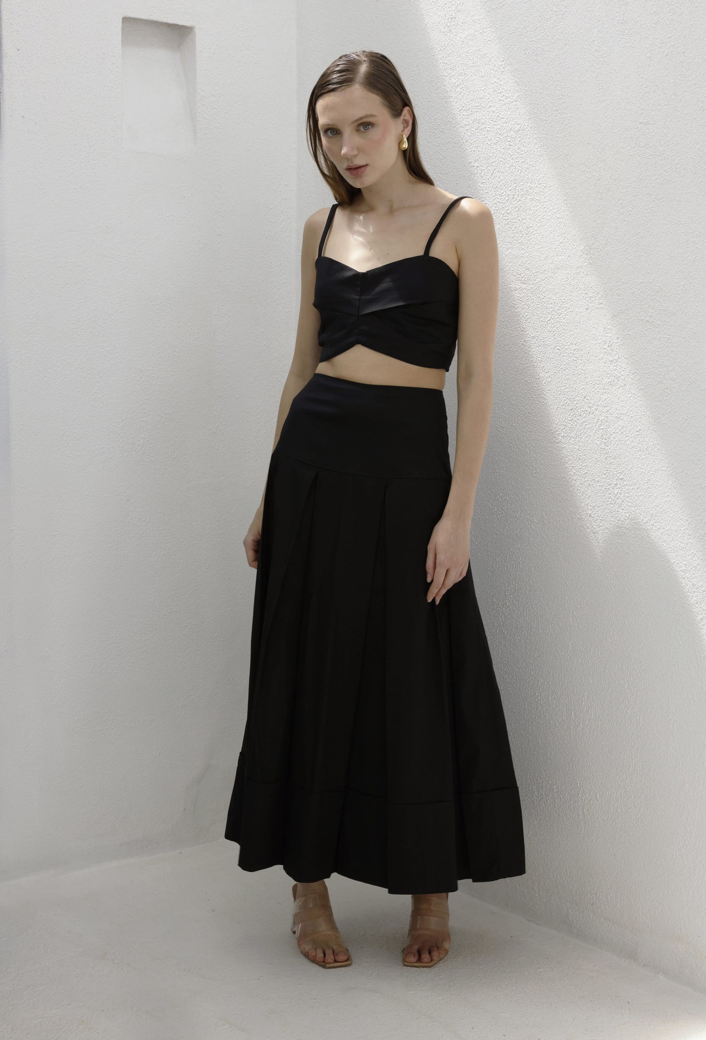 CELIA CROP TOP BLACK