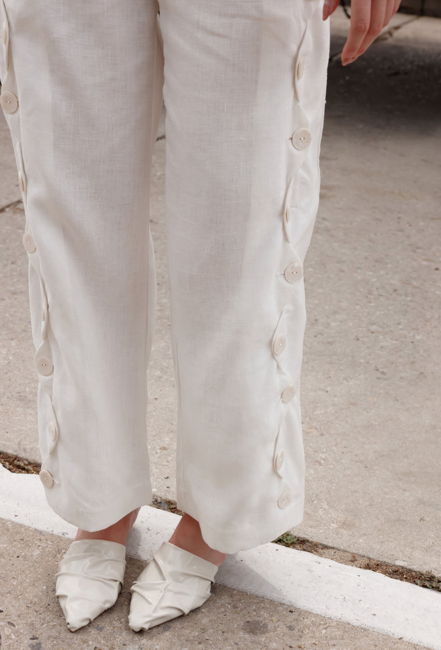 ELEONORA PANT WHITE