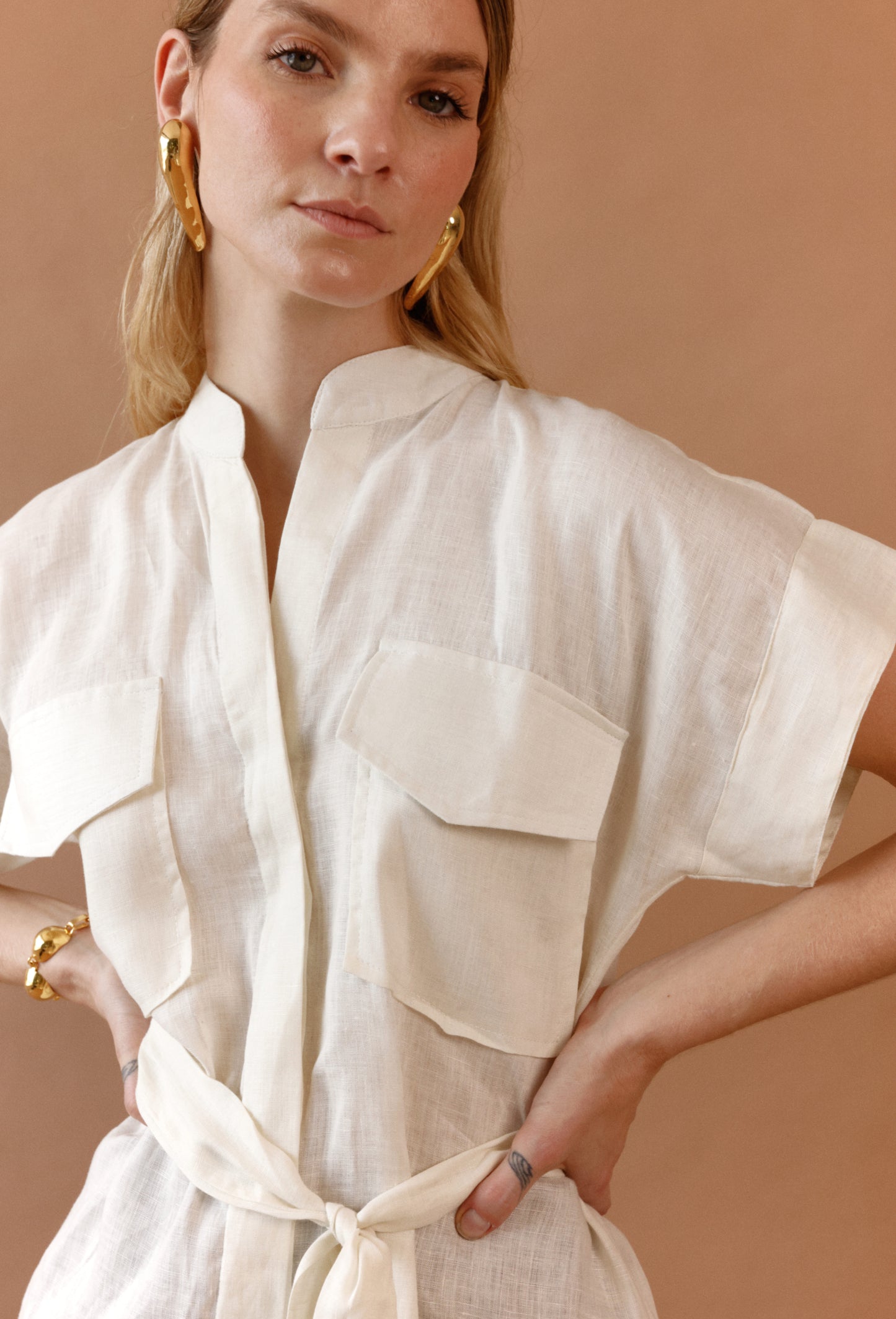 MARGARITA BLOUSE CAMEL