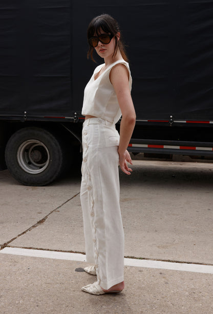 ELEONORA PANT WHITE