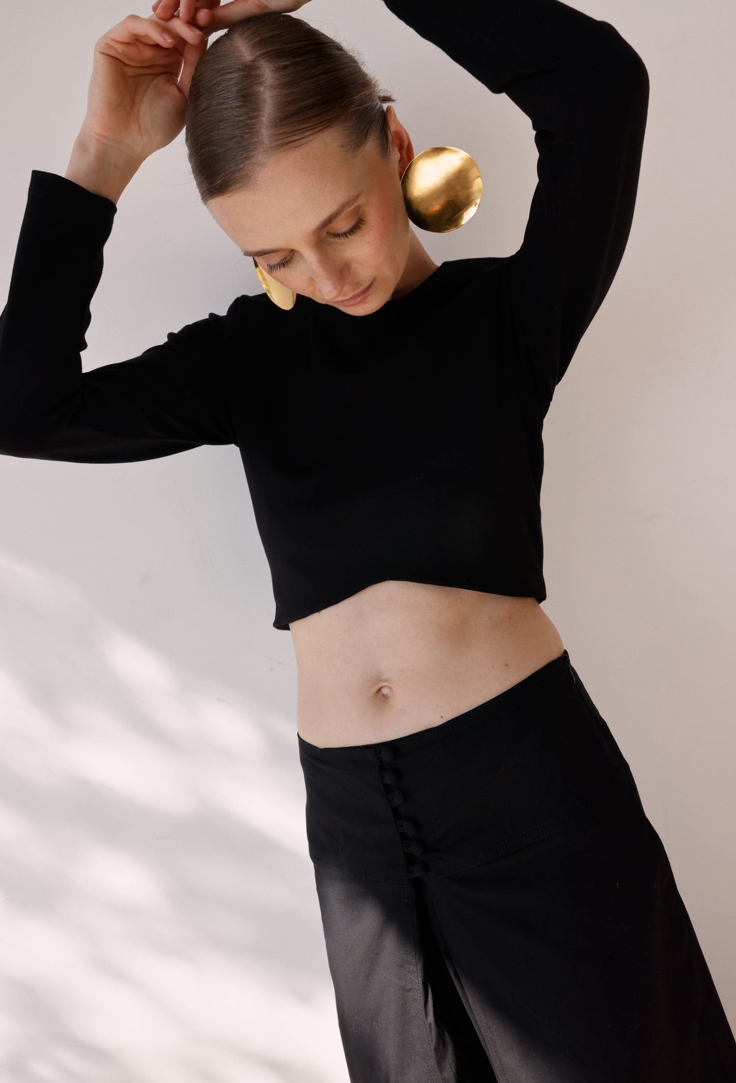 CROP TOP CLAUDIA BLACK