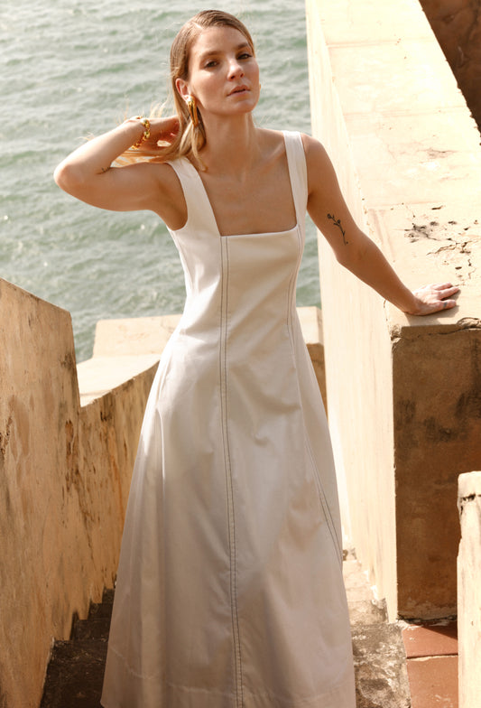 CARLOTA DRESS WHITE