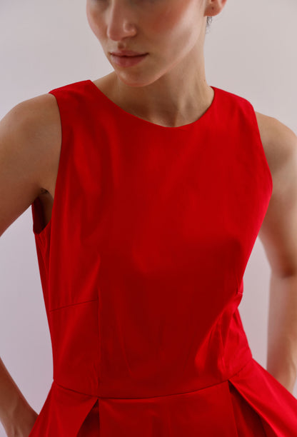 LORNA DRESS RED