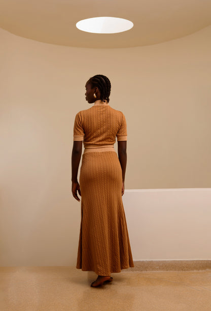 GILDA SKIRT BROWN