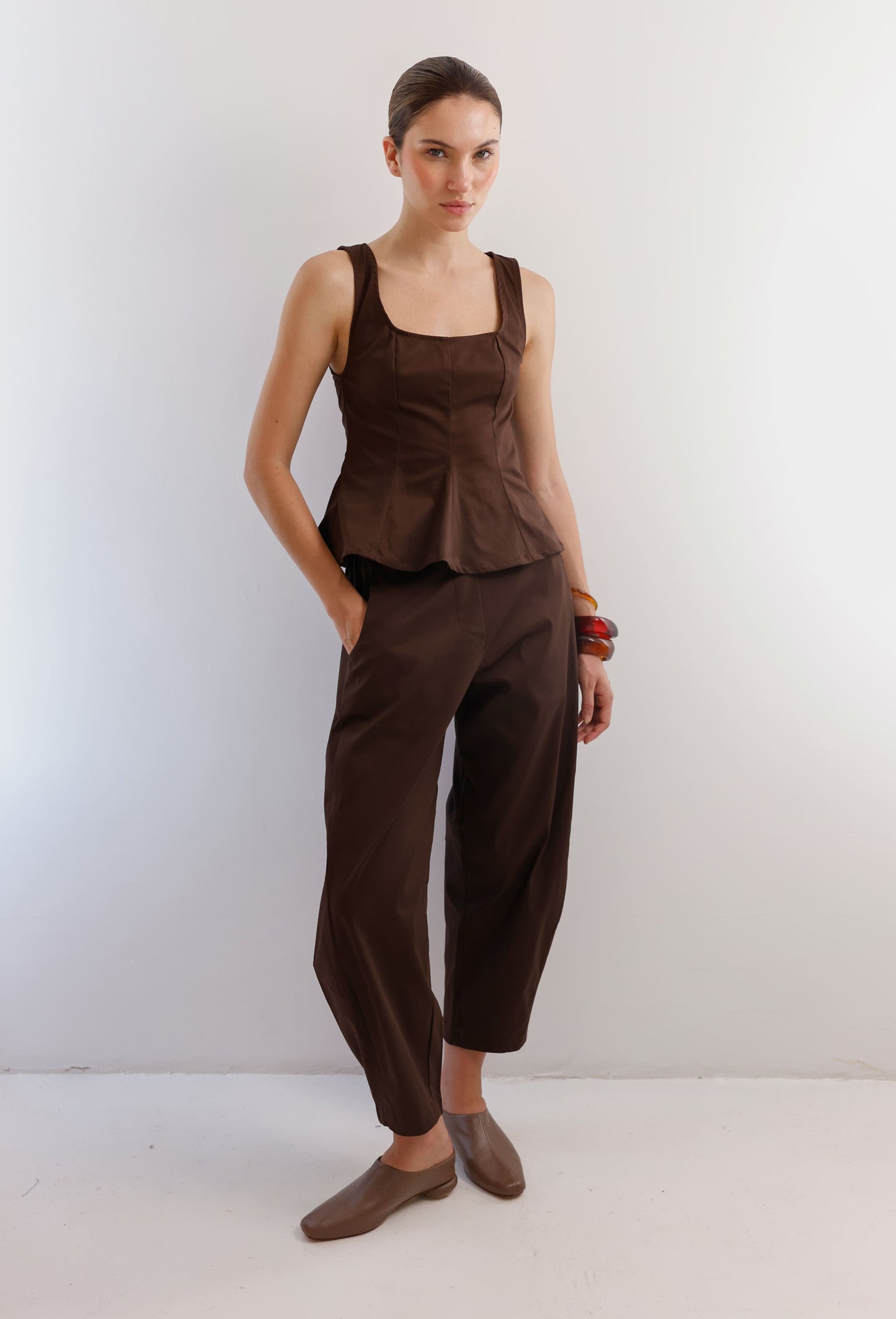MABEL PANT BROWN