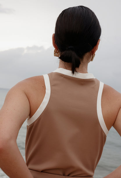 KIARA BLOUSE CAMEL