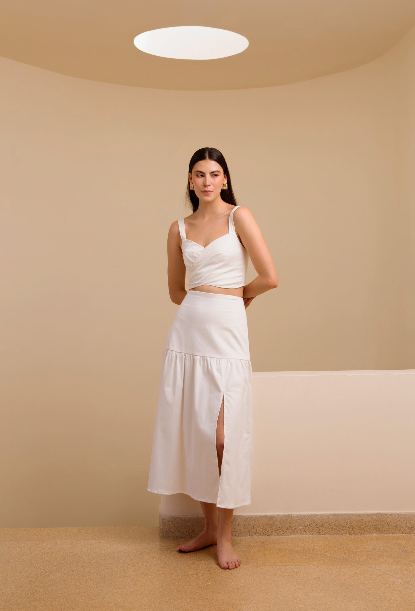 REBECA SKIRT WHITE