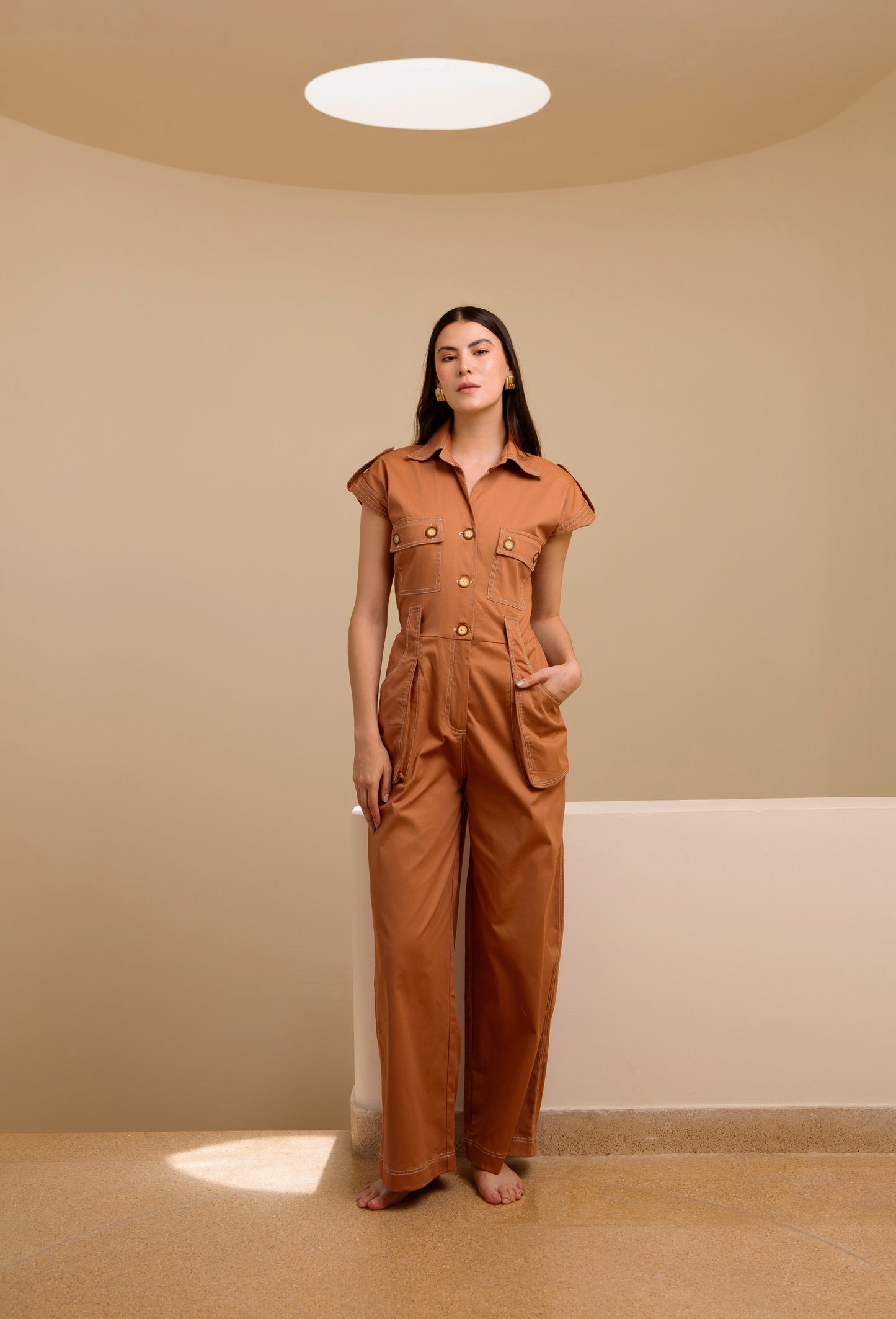 NAOMI JUMPSUIT BROWN