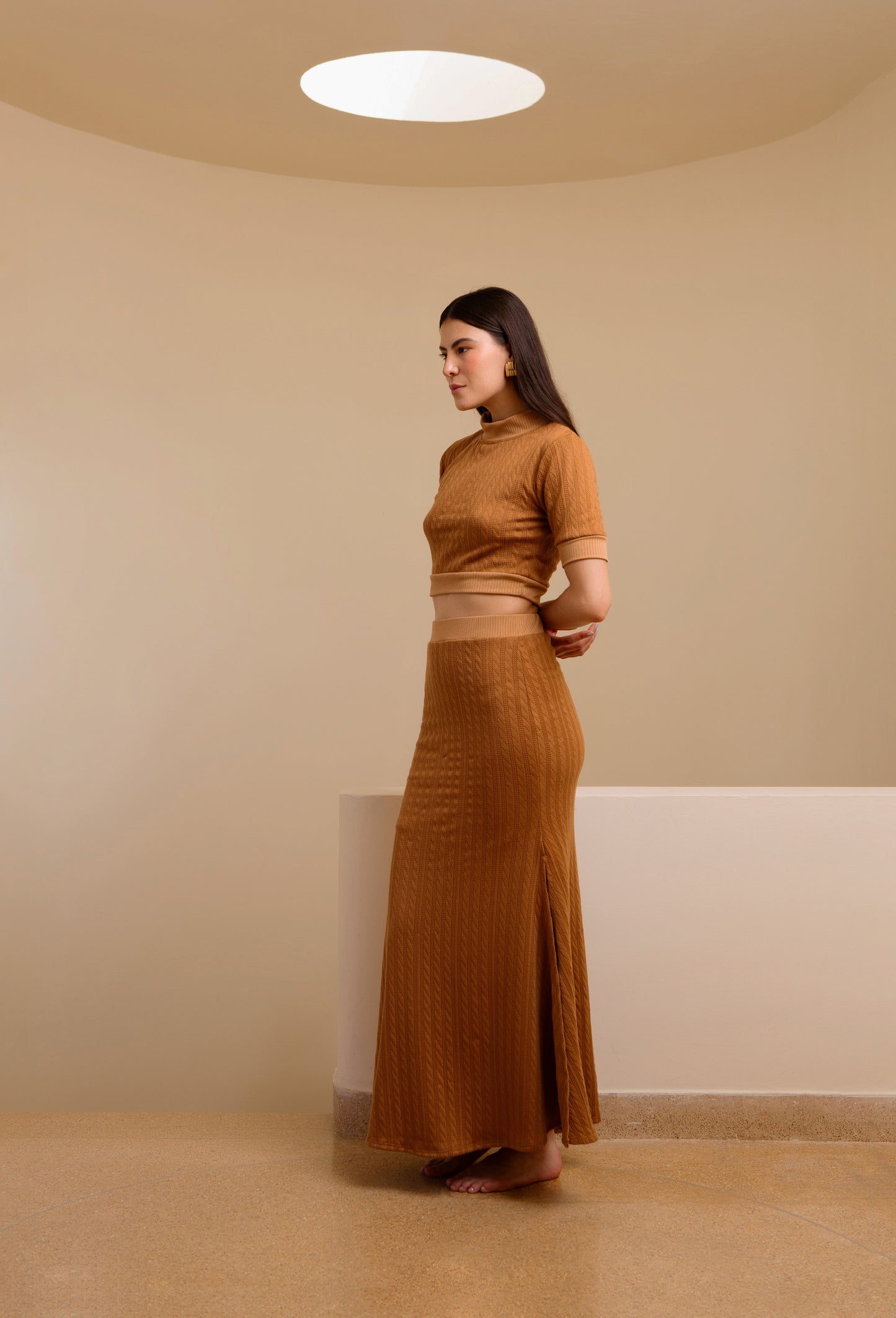 GILDA SKIRT BROWN