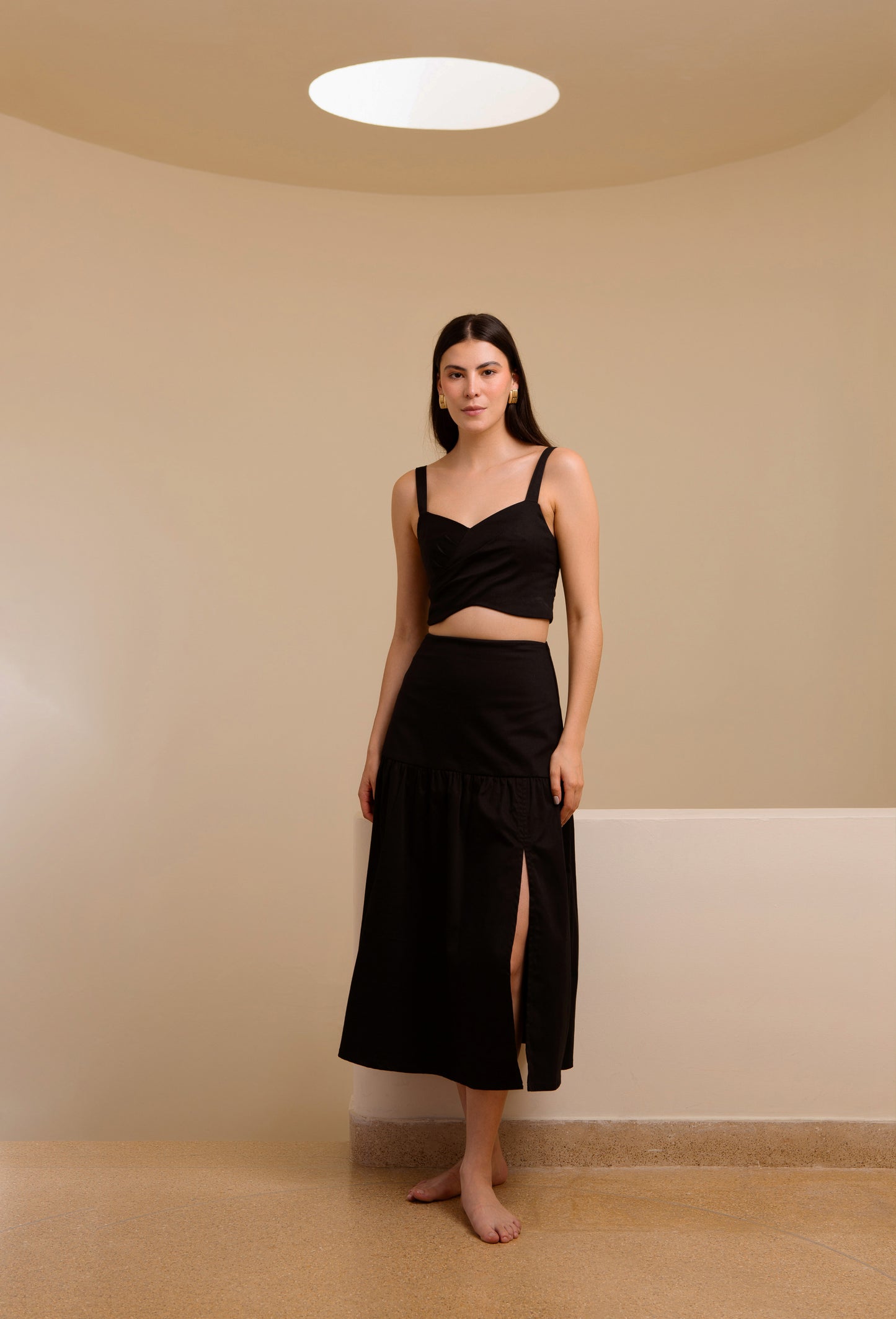 BELINDA CROP TOP BLACK