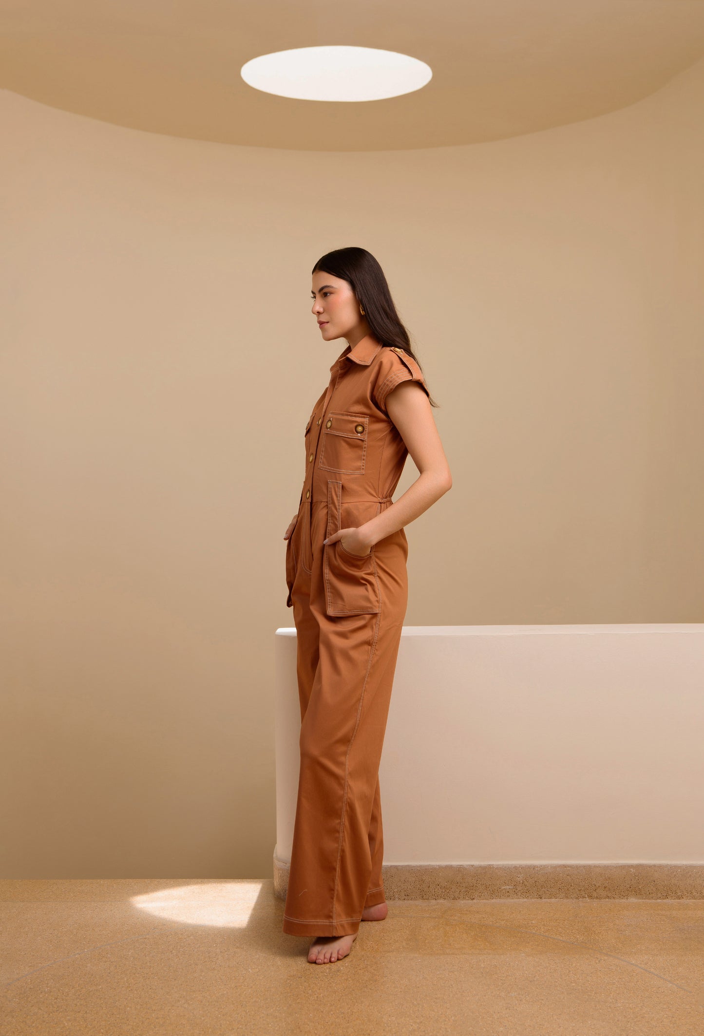 NAOMI JUMPSUIT BROWN