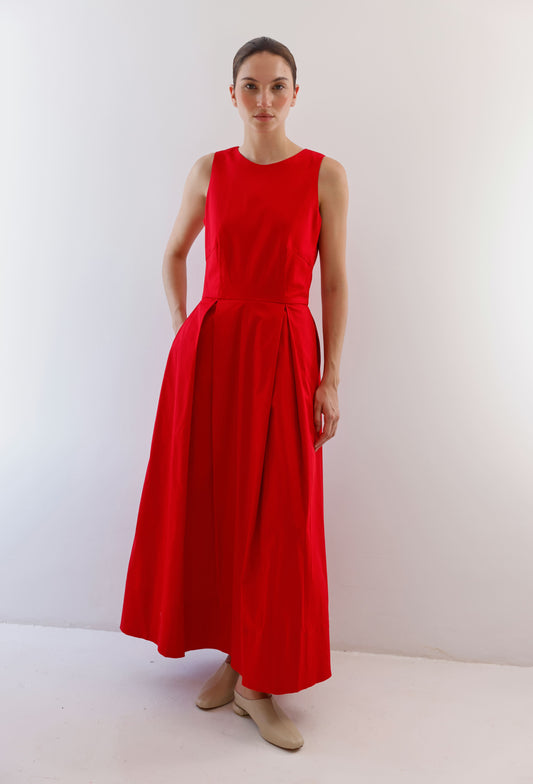 LORNA DRESS RED