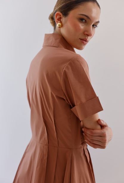 NATALIA DRESS CAMEL