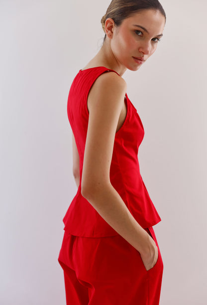 MABEL PANT RED