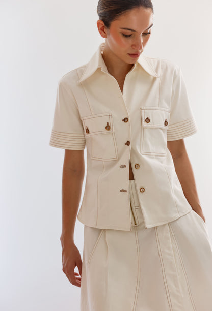 GALA BLOUSE WHITE