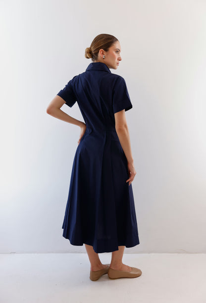 NATALIA DRESS BLUE