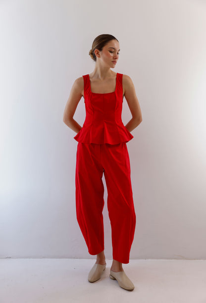 MABEL PANT RED
