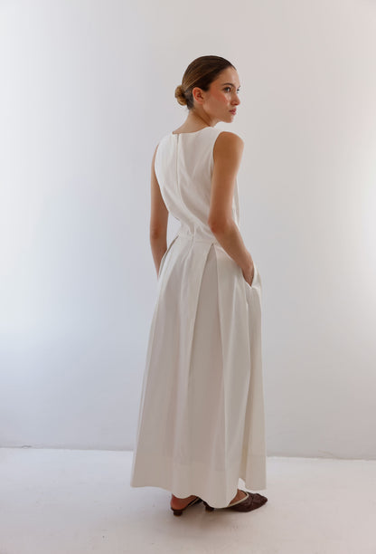 LORNA DRESS WHITE
