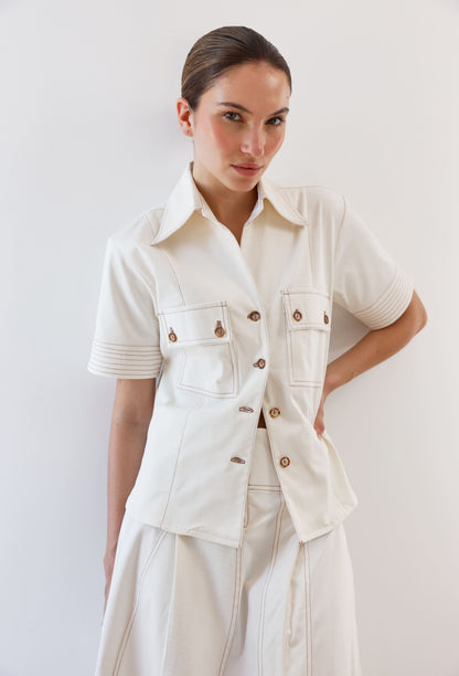 GALA BLOUSE WHITE