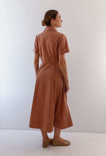 NATALIA DRESS CAMEL